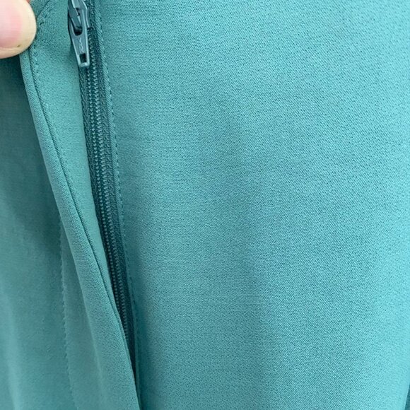 Abercrombie & Fitch Curve Love High Rise Ultra Wide Leg Pants 26 2R Green Pants - Picture 8 of 8